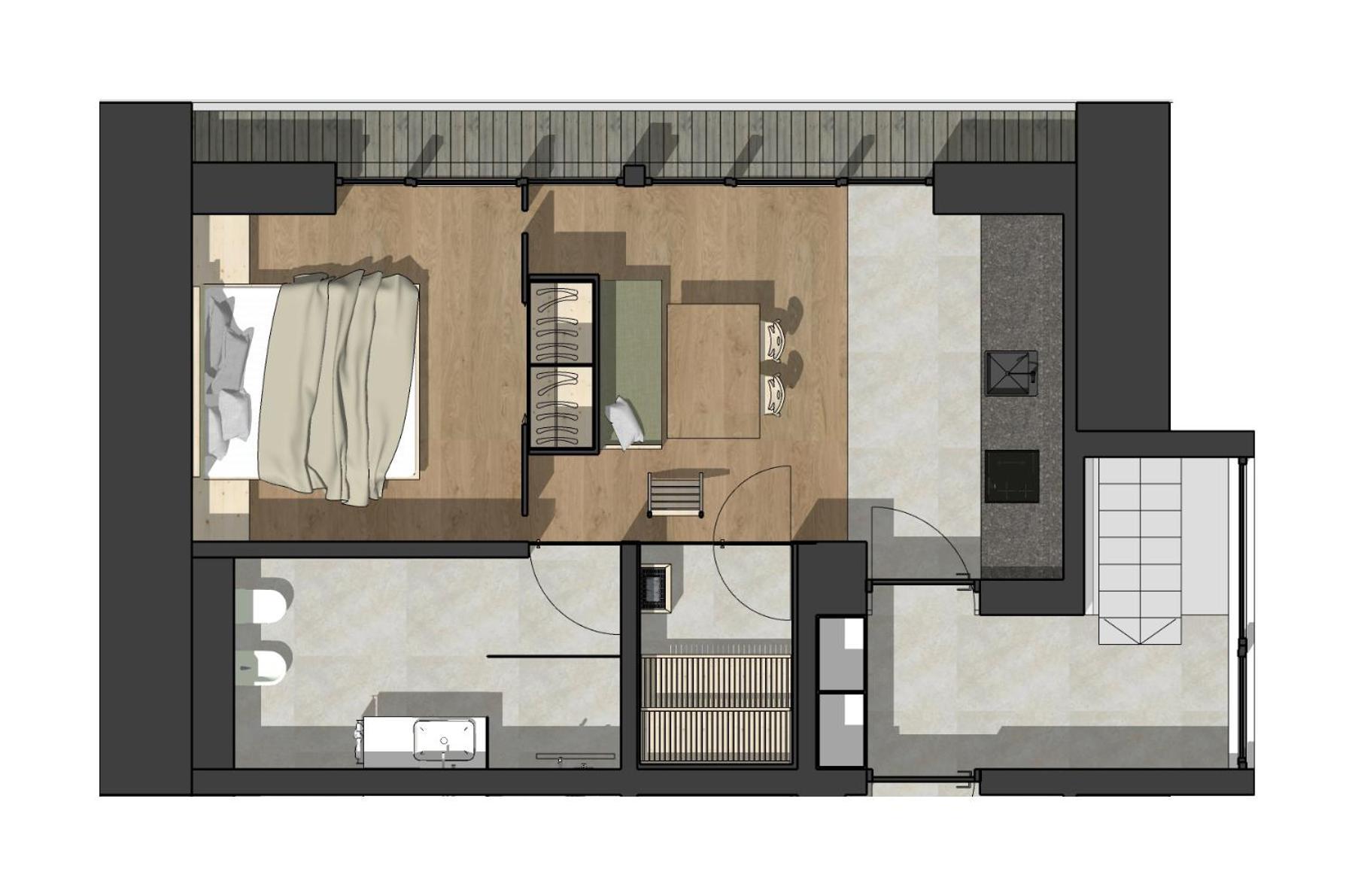 Appartements Zi Ranna 卡西圣马达莱娜 客房 照片